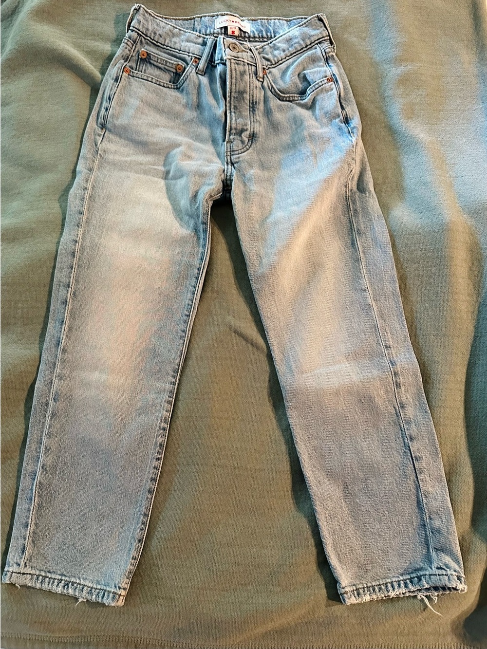 Lucky Brand Women's 90’s Loose High Ride Crop Jeans